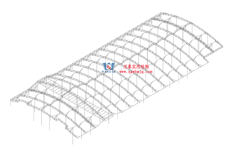 浙江真愛毯業科技有限公司廠房三屋面膜結構工程完工大吉！