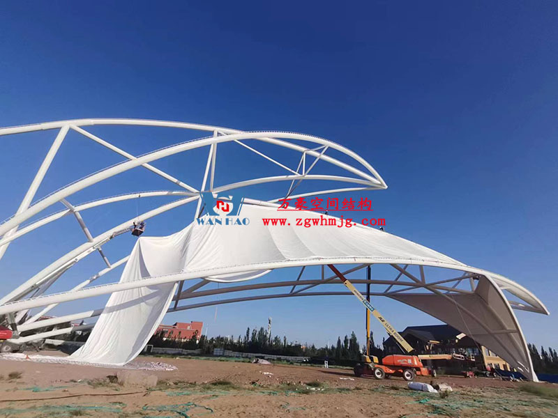 膜結構大門出入口的優勢特點