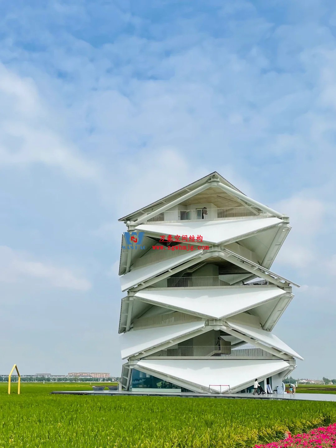 創意與藝術美感兼具的鋼膜結構建筑