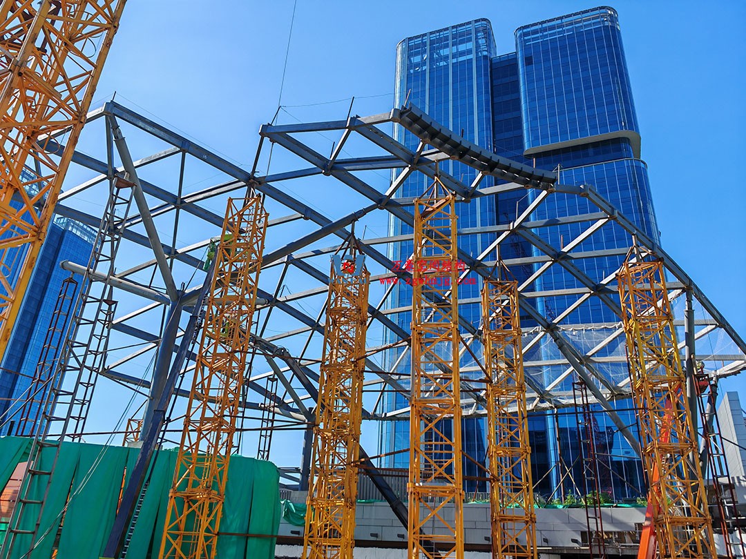 攻堅克難，全速推進|這個ETFE商業(yè)天幕迎來新進展