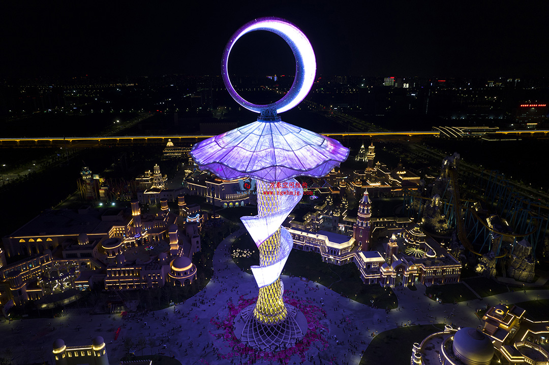 ETFE膜結構地標塔—以愛之名，點亮絲路歡樂世界