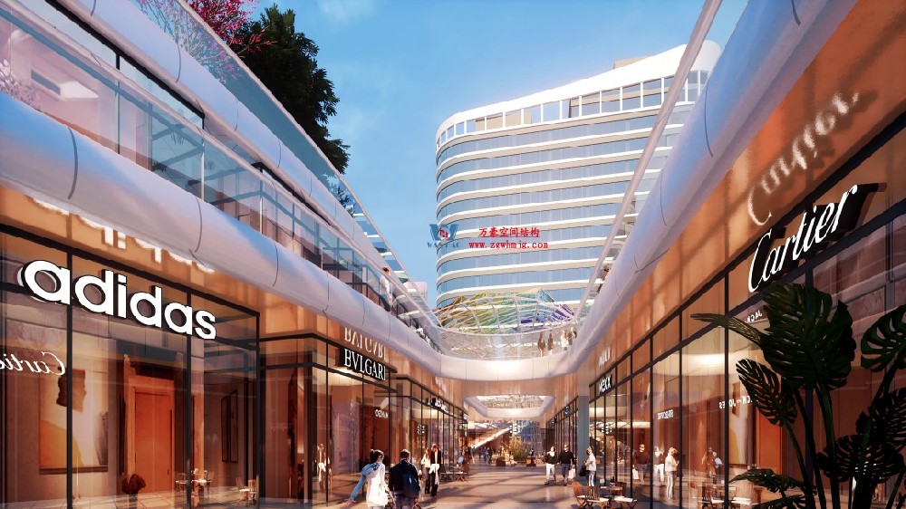 茂名總匯天街ETFE氣枕商業天幕，打造光影藝術“場景”