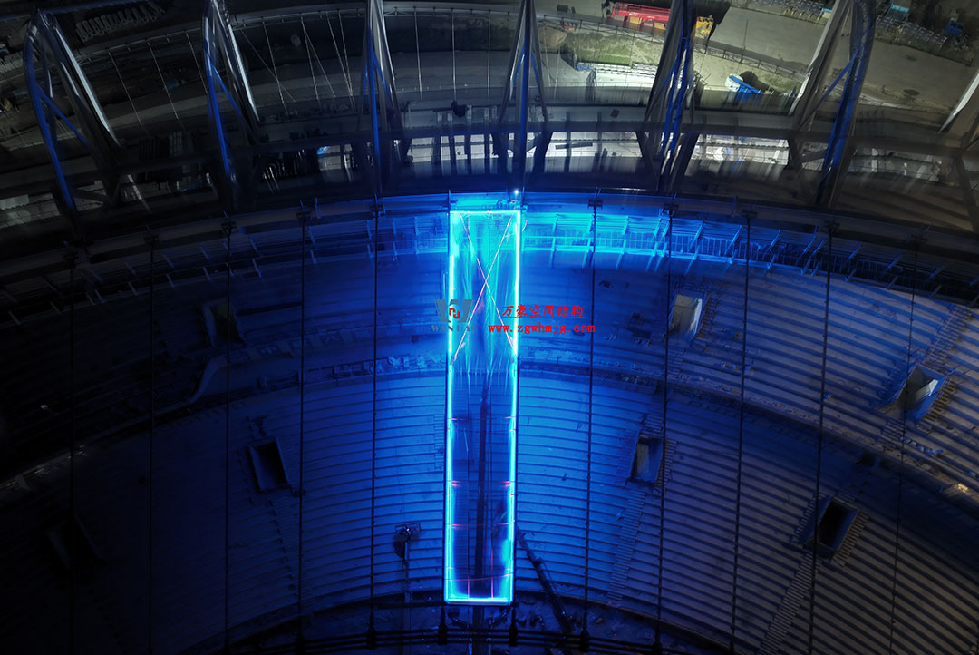 無錫奧體中心體育場ETFE膜首吊成功，太湖畔將閃耀“生態之光”