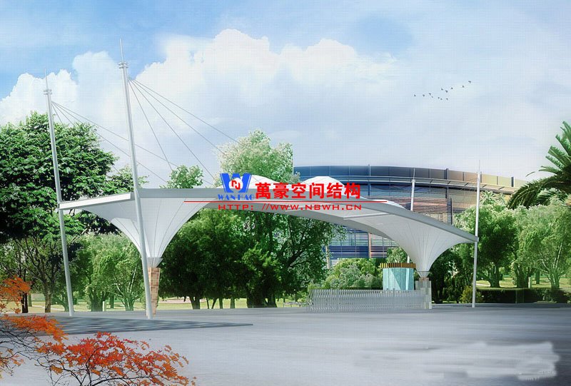 江西膜結構旅游區設計效果圖