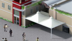 安裝膜結構雨棚的好處有哪些你知道嗎？