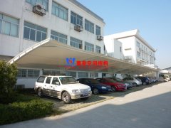 膜結構車棚膜材加工時需要注意什么？膜結構車棚篷布裁剪時要點分析